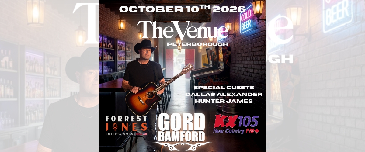 Gord Bamford The Venue Peterborough